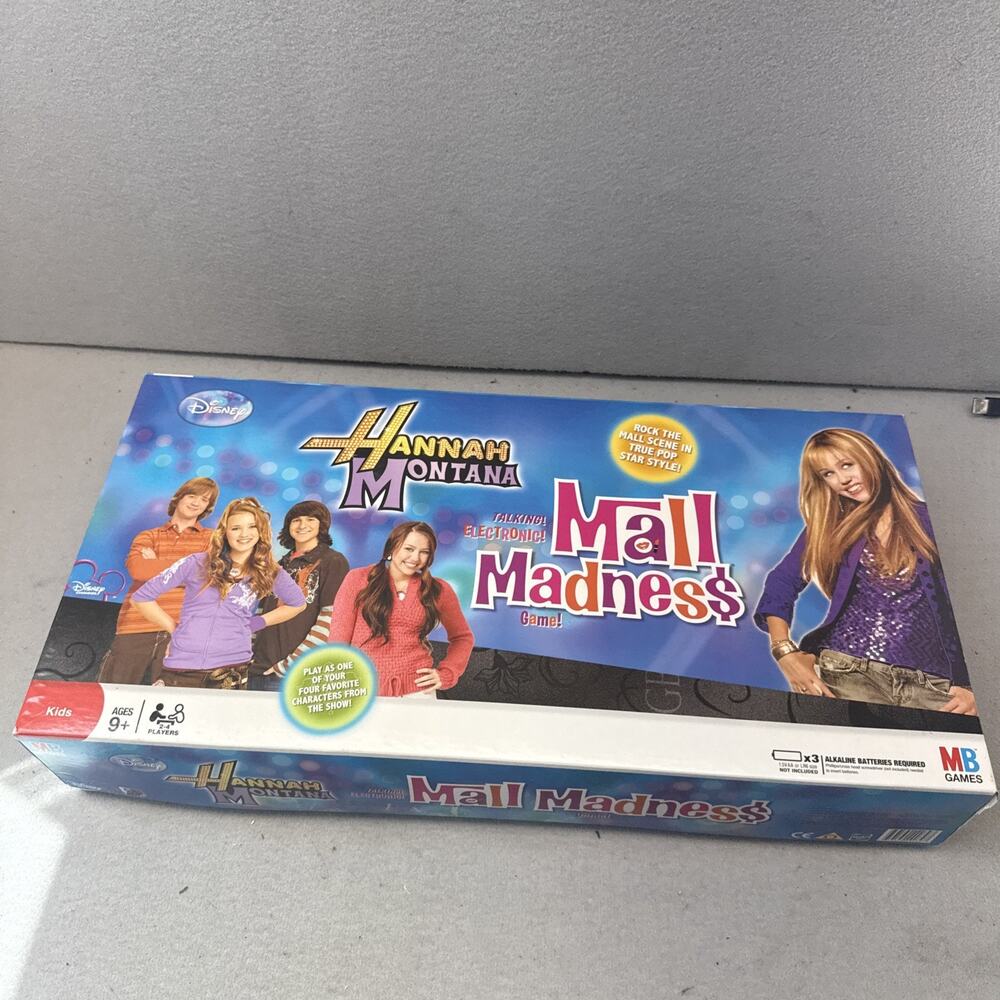 Disney Hannah Montana Mall Madness Electronic Board Game MB